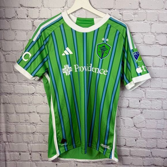 Seattle Sounders FC adidas 2024 The Anniversary Kit Authentic Jersey Size M - Picture 2 of 10